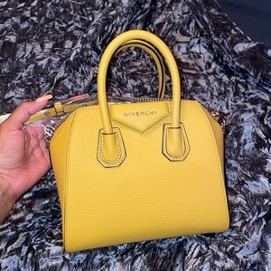 Mini Antigona Leather Satchel